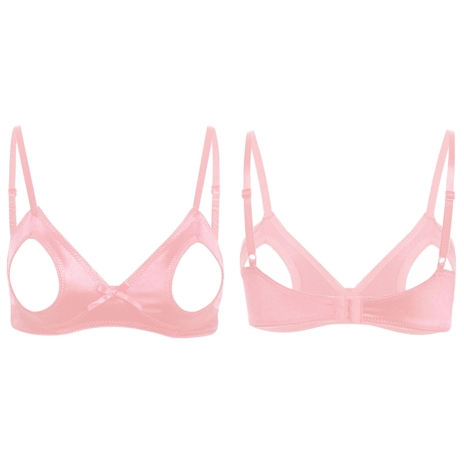 Sexy Lace Bra Open Back Adjustable Sexy Couple Bra