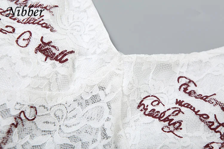 Nibber Patchwork Woman Bodysuit Sling Off Sleeves Skinny Backless Personality Chick Versatile Atmosphere Fashionable Outfits