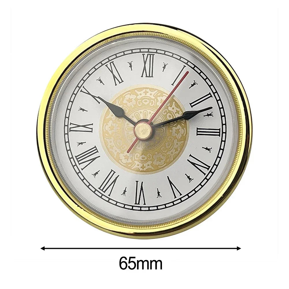 Đồng Hồ Nhôm 65MM Tùy Chỉnh, Viền Cao Su Đen Sang Trọng