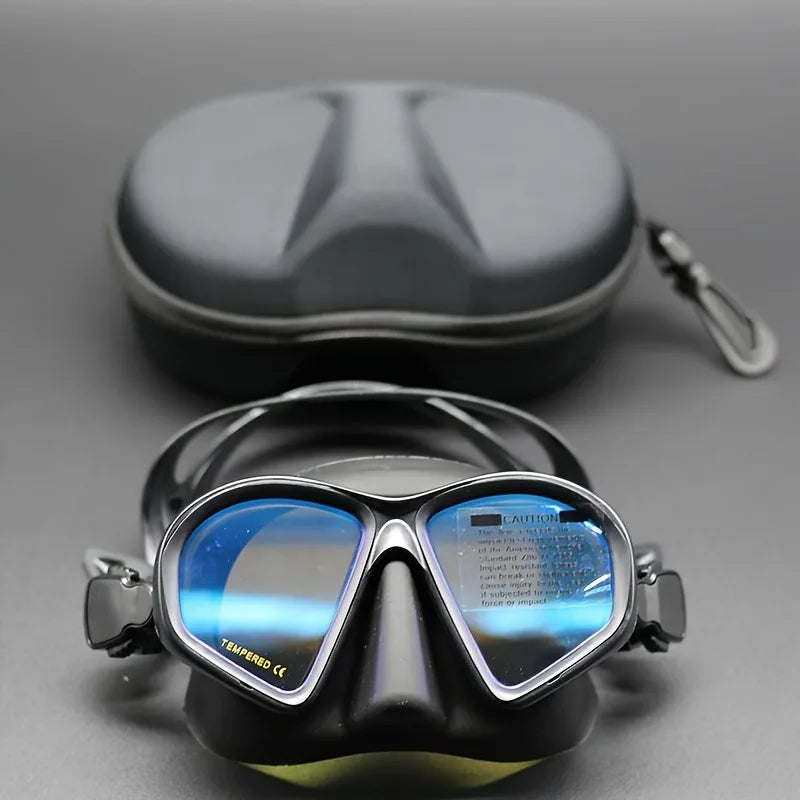 Professional Wet Low Volume Freediving Mask, Tempered Glass dive Mask, J-Type Diving Mask, Snorkel Set,buceo,수영,스노클링,마스크
