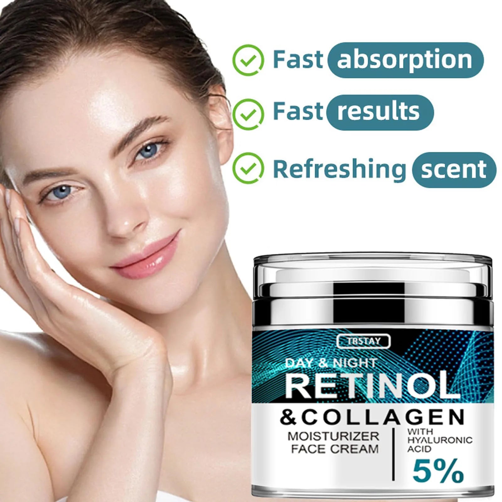 Collagen Retinol &amp; Hyaluronic Anti-Aging Cream