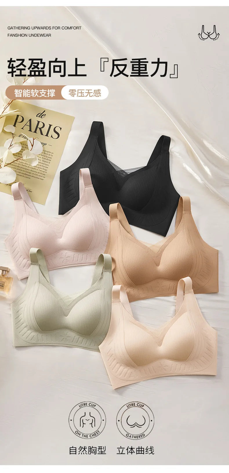 Sexy Push-Up Bra For Women With Big Breasts