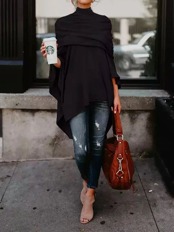 Áo Thun Nữ Gymystars Xuân Hè Dáng Dài Lệch Tà 2025