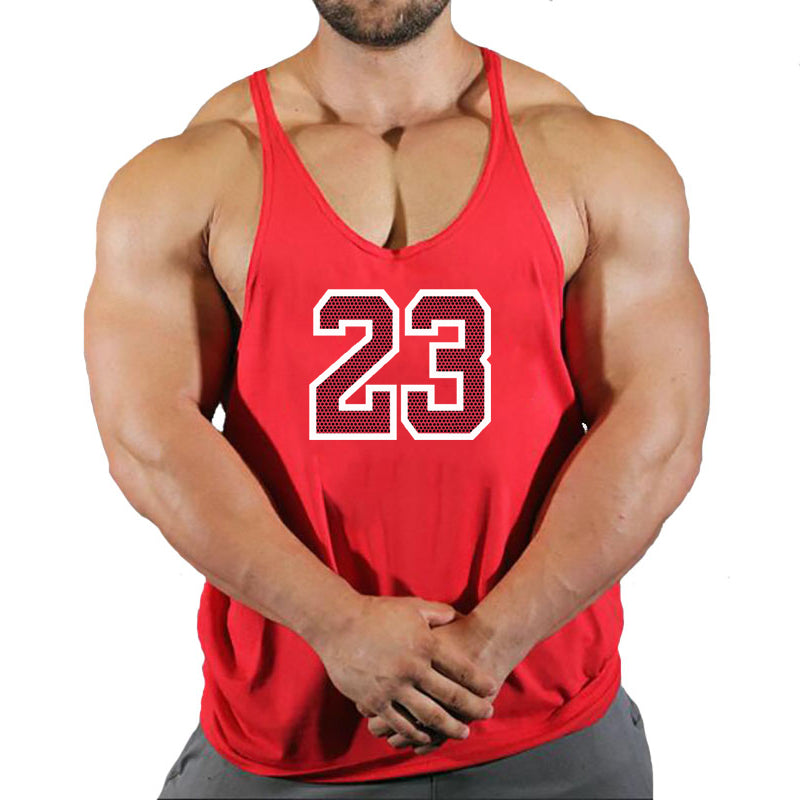 Men's Active Summer Sleeveless Gym Sports T-Shirt