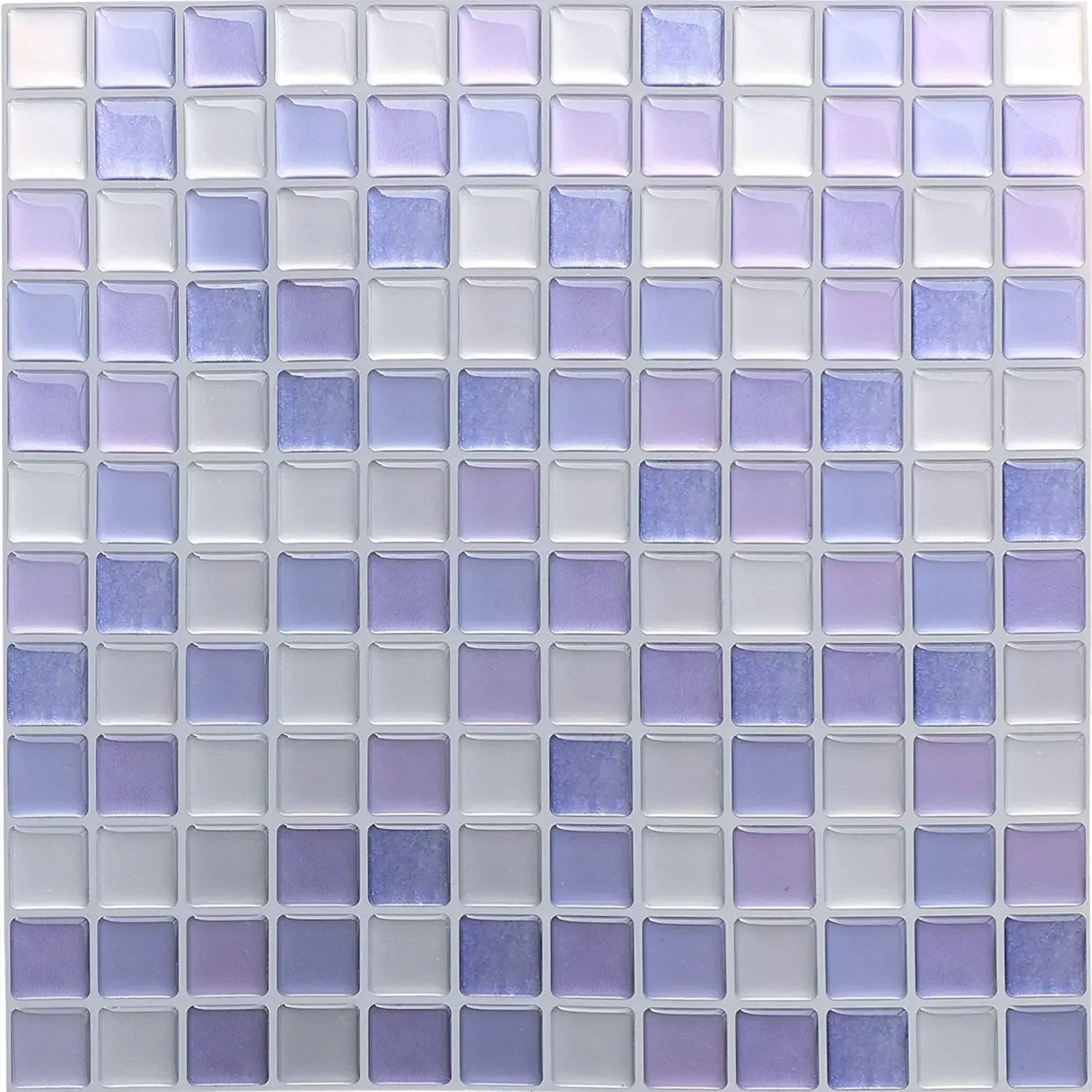 Crystal Mosaic Tile Wall Sticker 5/10PCS 3D Self Adhesive Waterproof DIY Backsplash Wallpaper Bathroom Kitchen Home Decoration
