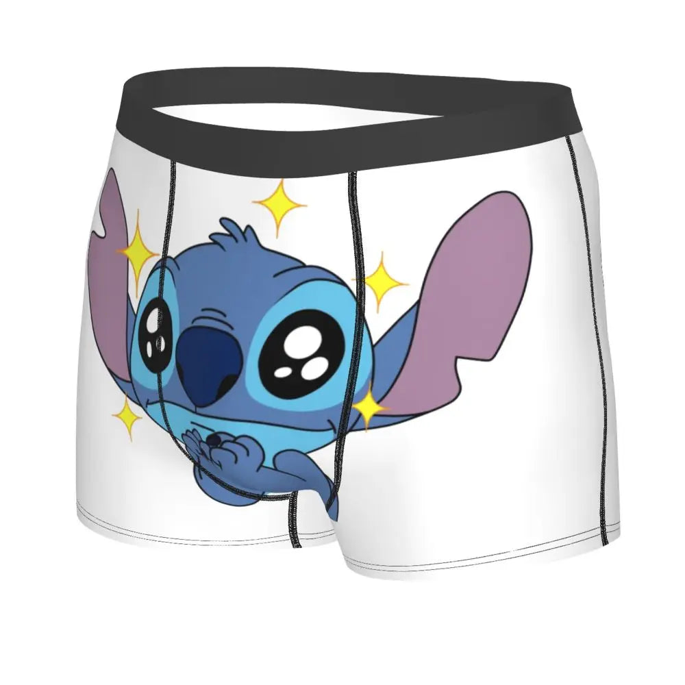 Quần Sịp Nam Lilo Stitch Thoải Mái Phong Cách Anime