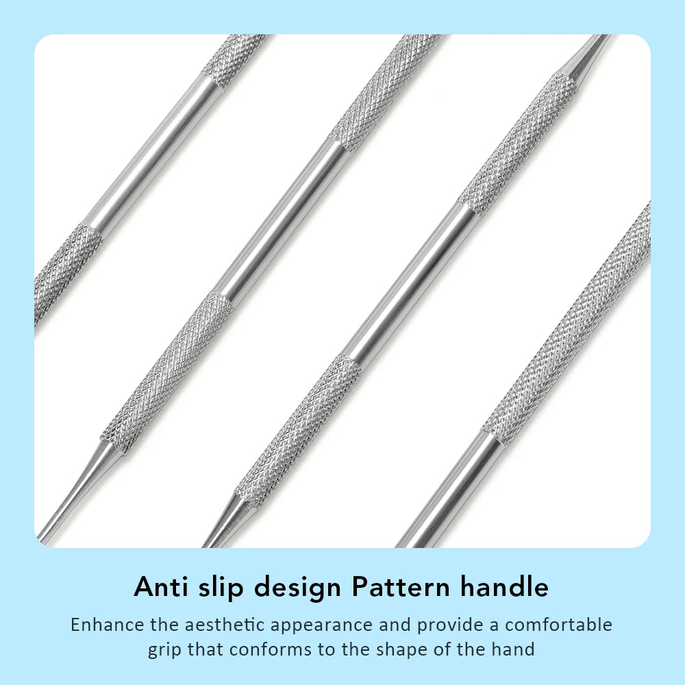 4pcs/Set Tartar Scraper Scaler Plaque Remover Teeth Cleaning Tool Dentist Dental Hygiene Kit Dental Calculus Remover Oral Care - Daisan Mart