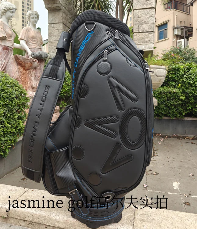 Fashionable unisex waterproof PU standard golf bag