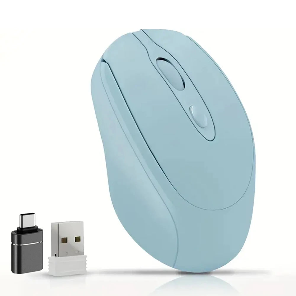 Rechargeable Wireless Computer Mouse 2.4G Bluetooth-Compatible Wireless Mouse USB Silent Gamer Mice For PC Laptop Macbook Tablet