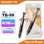 Coxbyte Thermal Paste 18.2W/mk for CPU Cooler AMD Intel Processor Computer Cooling Fan VGA GPU Compound Heatsink Plaster