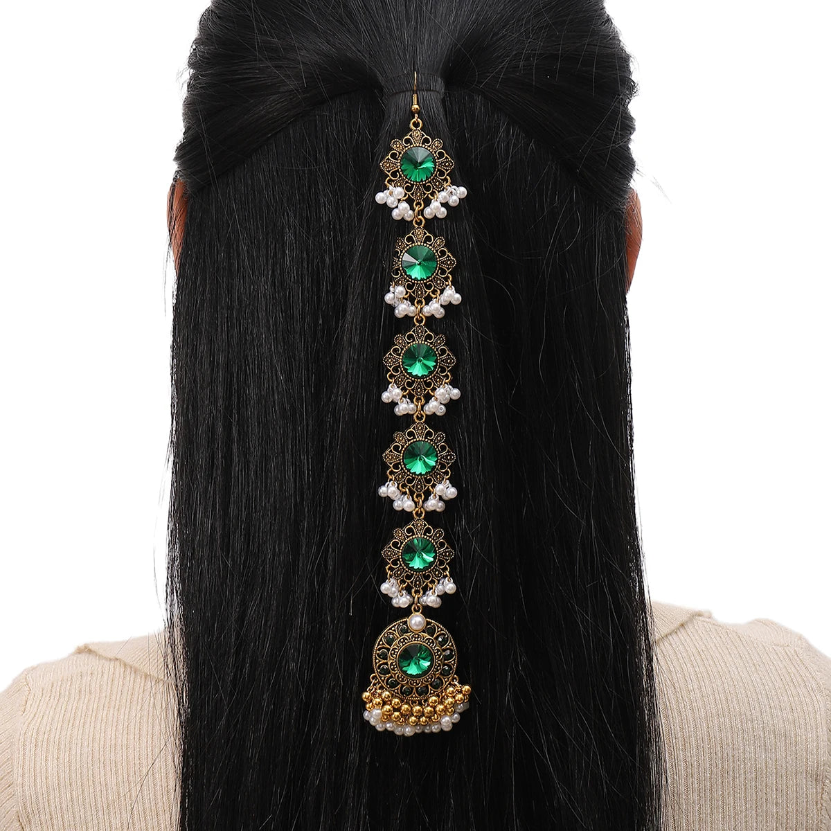 Luxurious Women's Boho Rhinestone Hair Clip