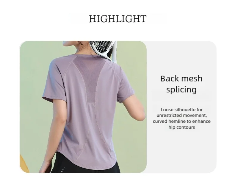 Áo Thể Thao Nữ DRUR Yoga, Nhanh Khô, Co Giãn, Thoáng - Daisan Mart