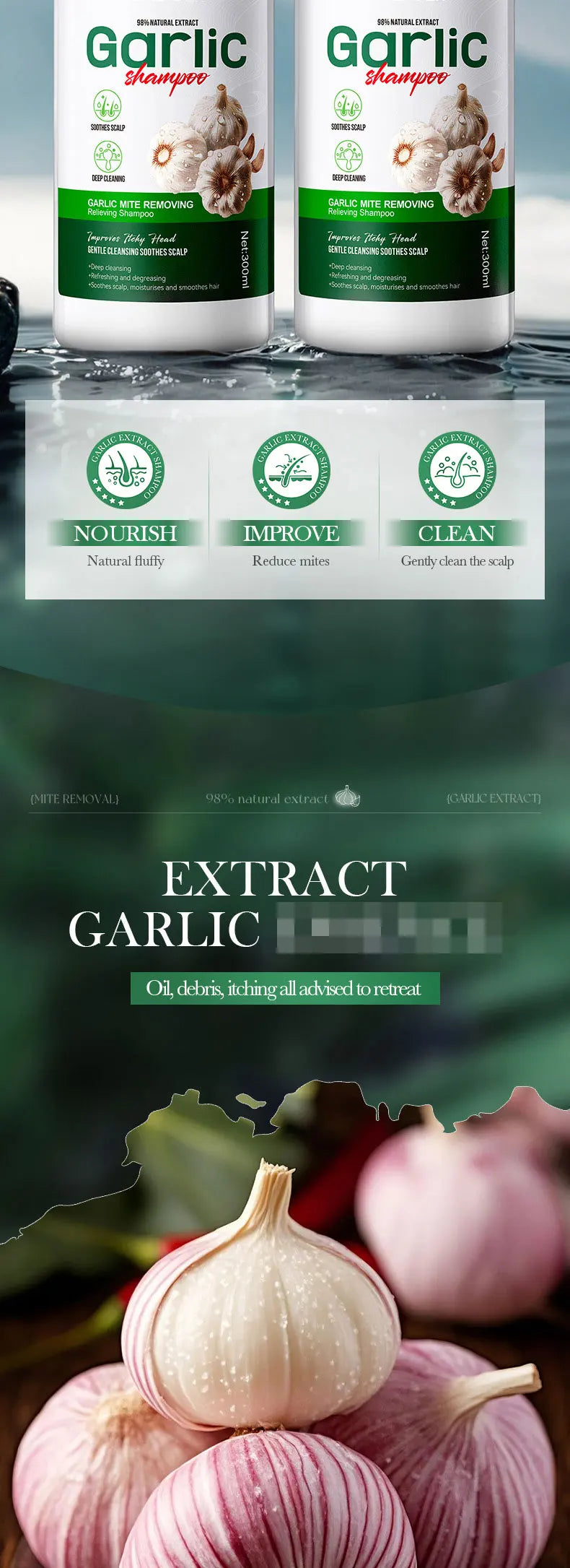 SADOER shampoo soothes itching, removes dandruff, and controls oil