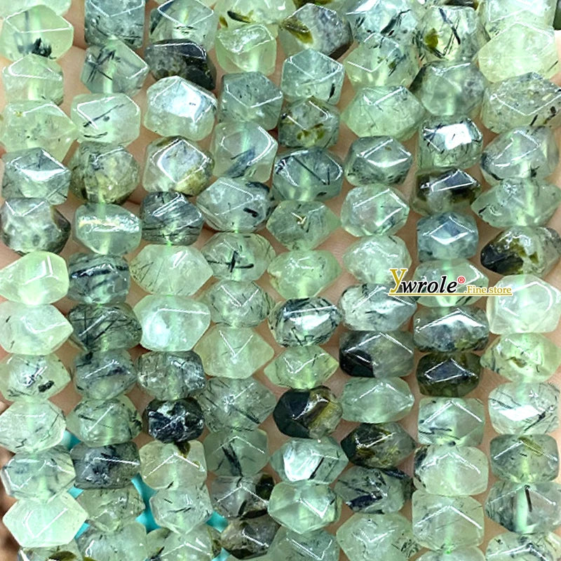 Hạt Đá Mặt Trời Tự Nhiên Mài Tròn Làm Trang Sức