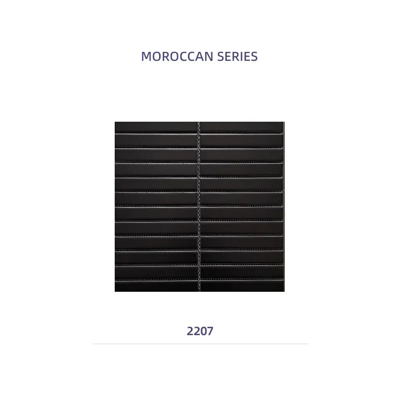 22x145 Long Concave Porcelain Mosaic Tiles for Bathroom Decoration