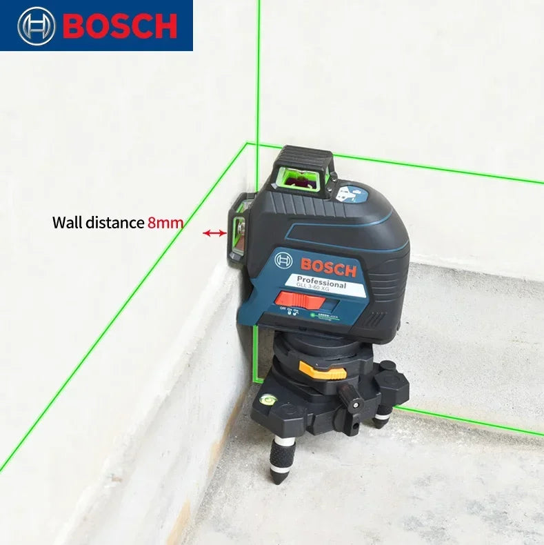 Máy Cân Mực Laser 12 Tia Xanh BOSCH GLL3-60XG 360° - Daisan Mart