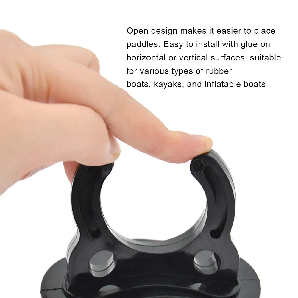4/2 Pcs Kayak Paddle Clips Plastic Inflatable Boat Paddle Holder Paddle Storage Holder for Kayak Canoe Rowing Boat Accessories