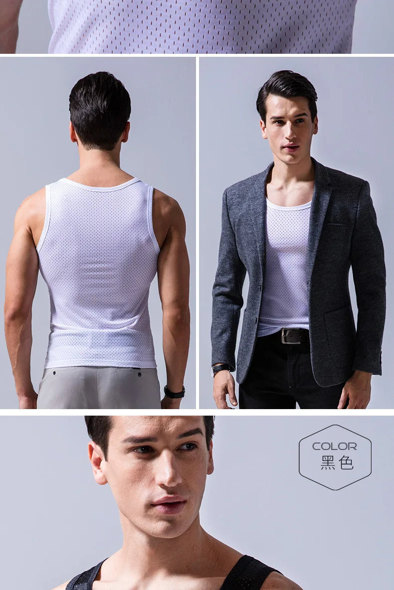Áo Ba Lỗ Lưới Nam Thể Hình Thoáng Mát - Daisan Mart