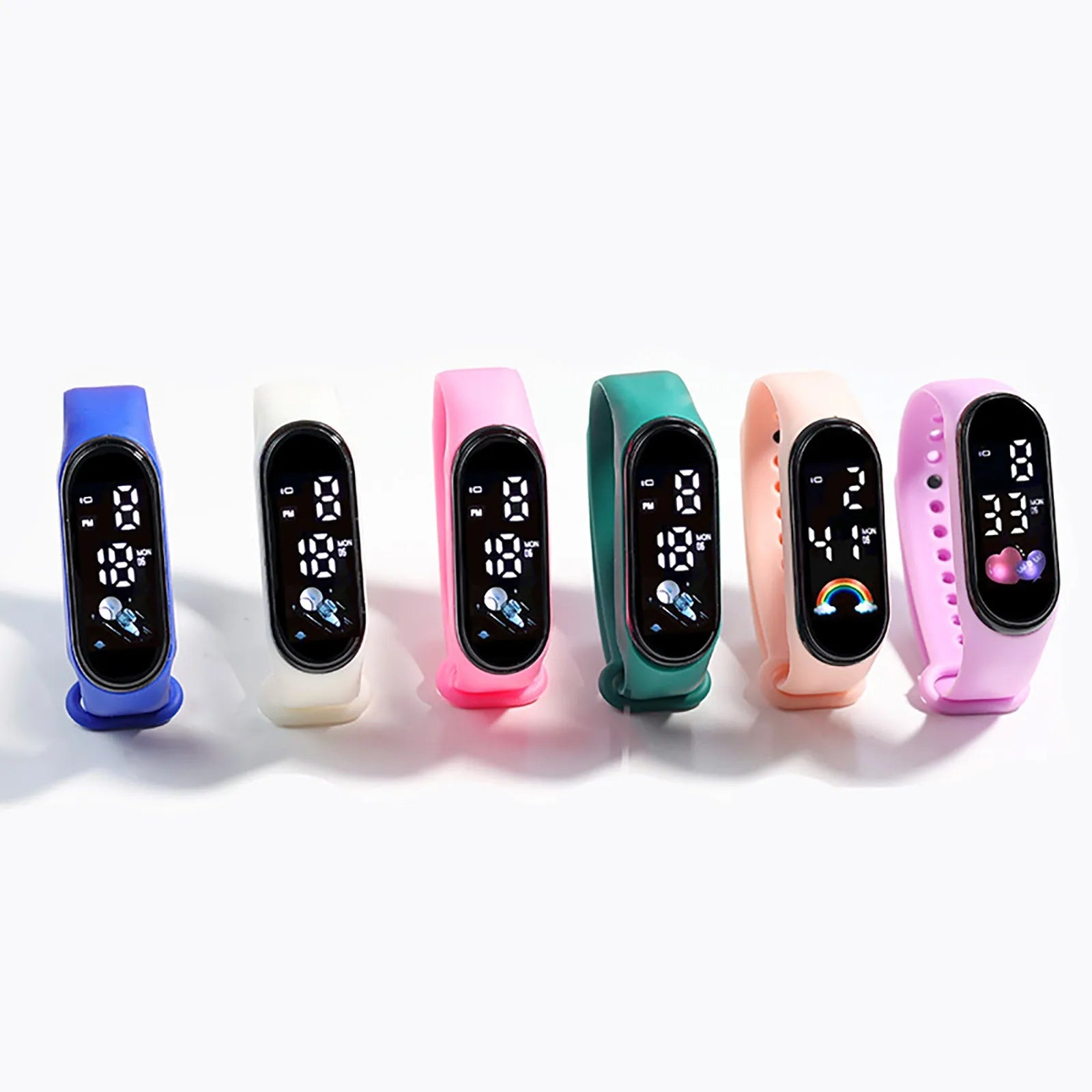 Đồng Hồ Thể Thao Kawaii Trẻ Em Chống Nước Đa Năng