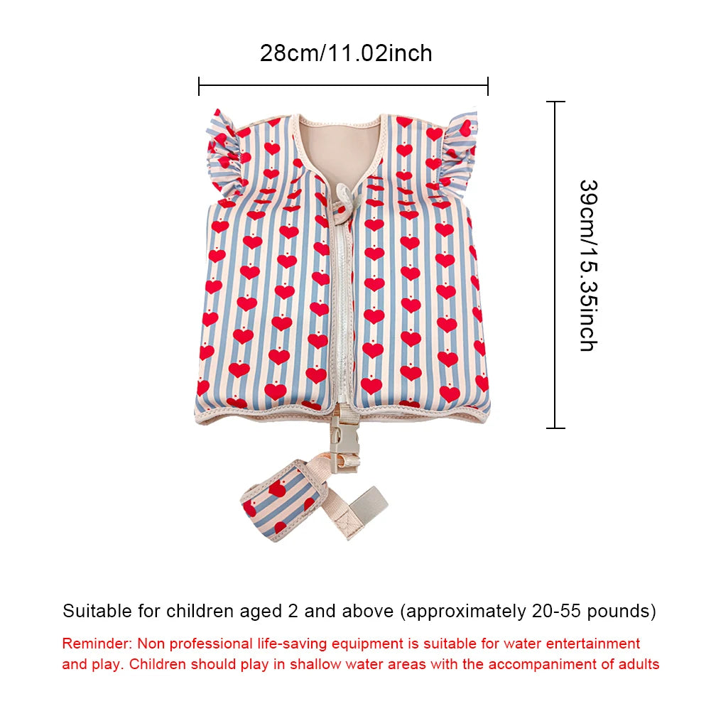 Áo Phao Trẻ Em Thiết Kế 3D Dễ Thương Bơi An Toàn
