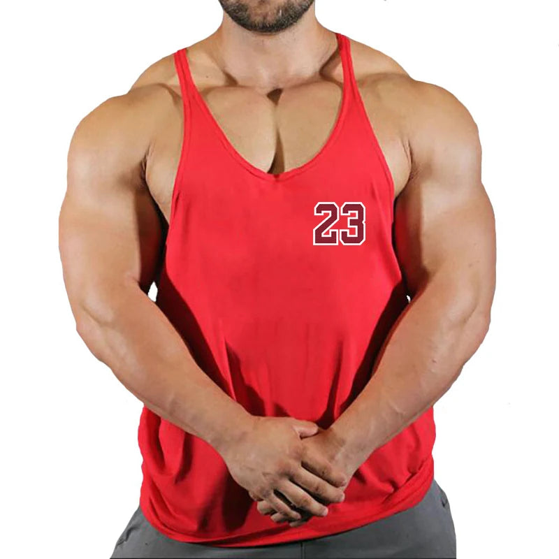 Men's Active Summer Sleeveless Gym Sports T-Shirt