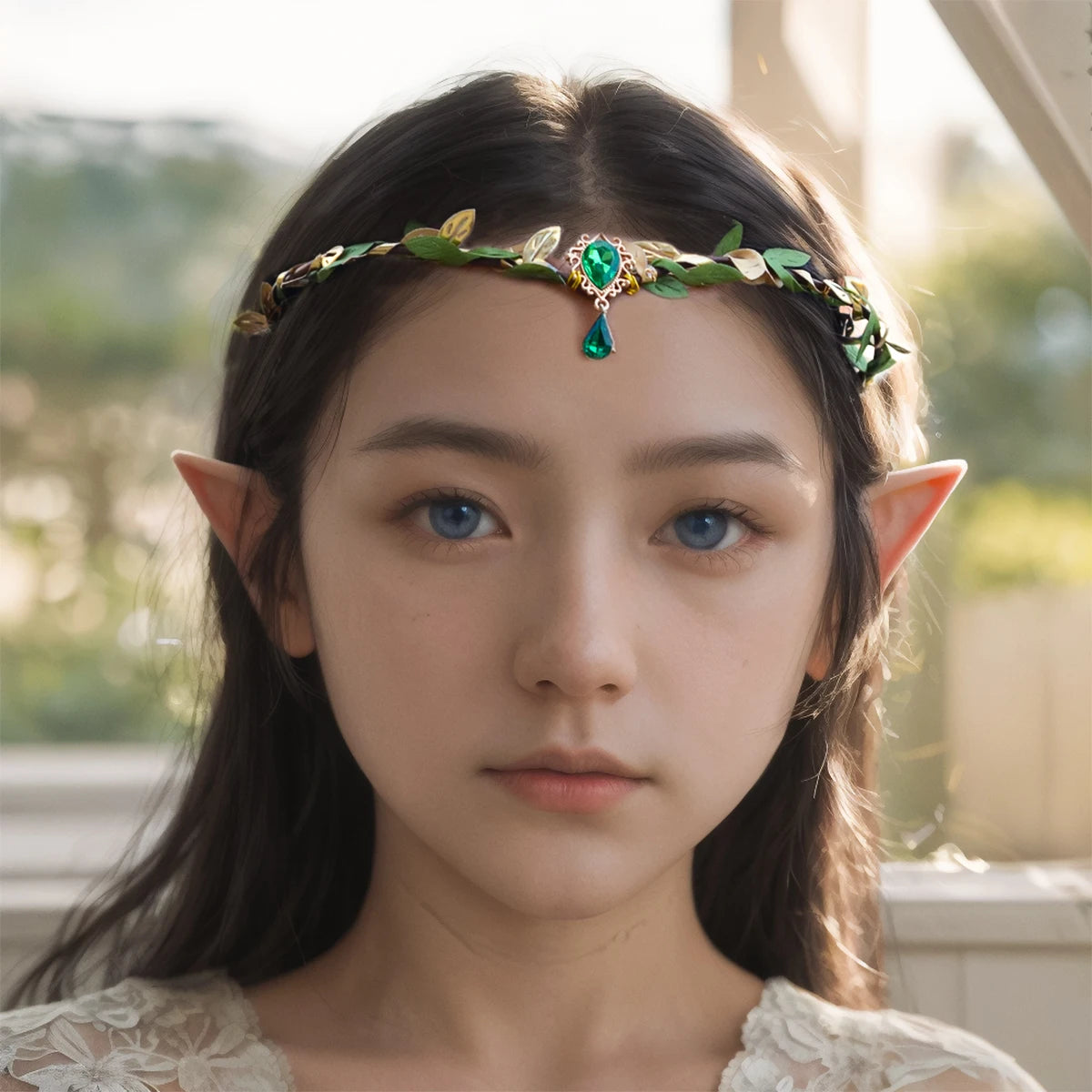 Vương Miện Tiên Rừng Tóc Nữ Pha Lê Tua Rua