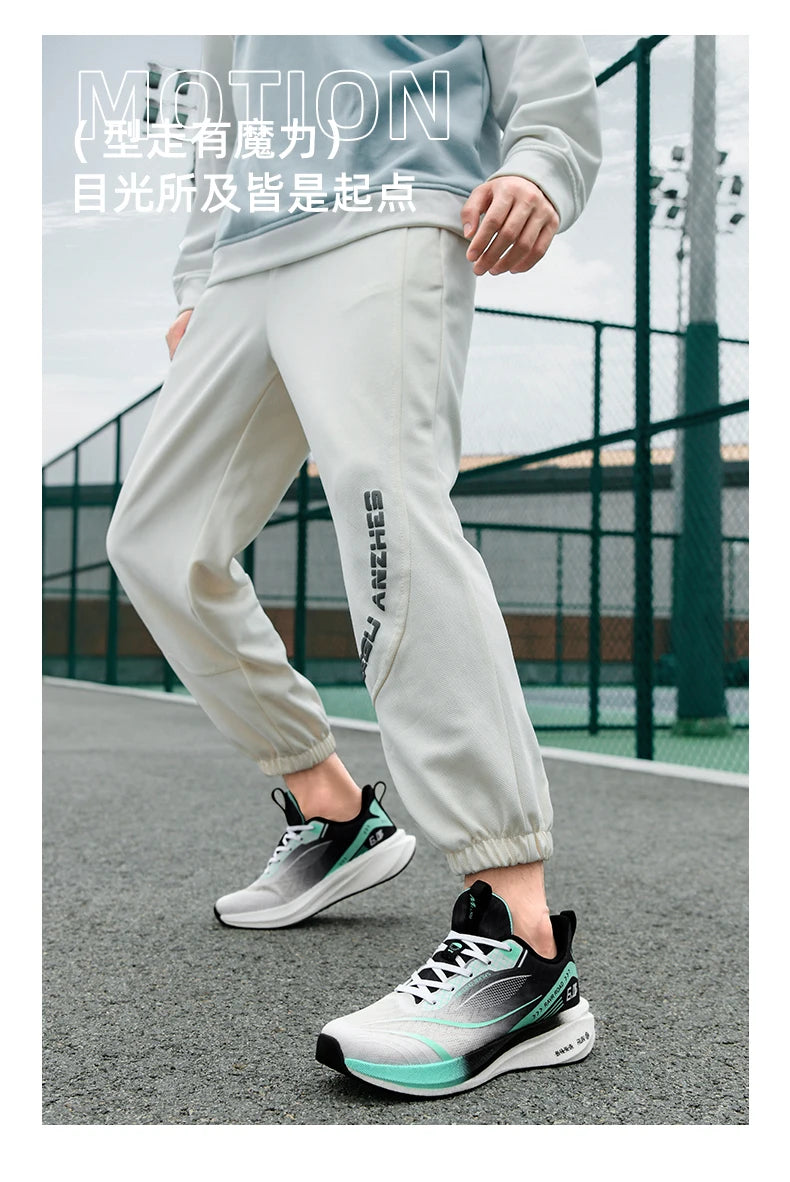 Giày Thể Thao Đế Carbon Chạy Bộ Nhẹ Êm Thoáng Khí