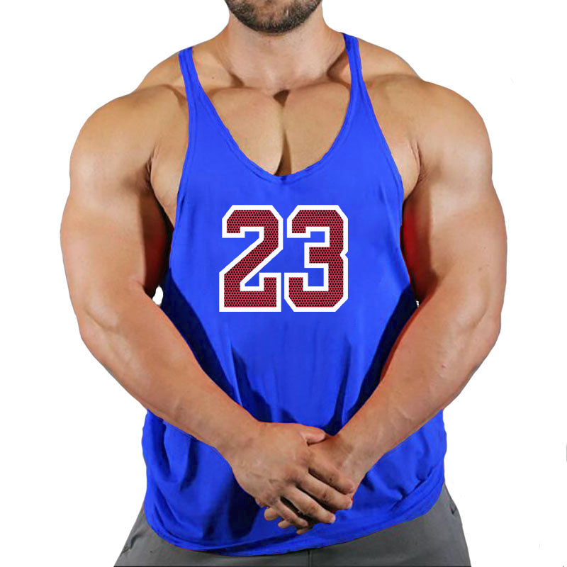 Men's Active Summer Sleeveless Gym Sports T-Shirt