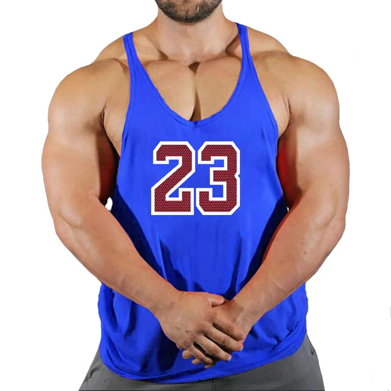 Men's Active Summer Sleeveless Gym Sports T-Shirt