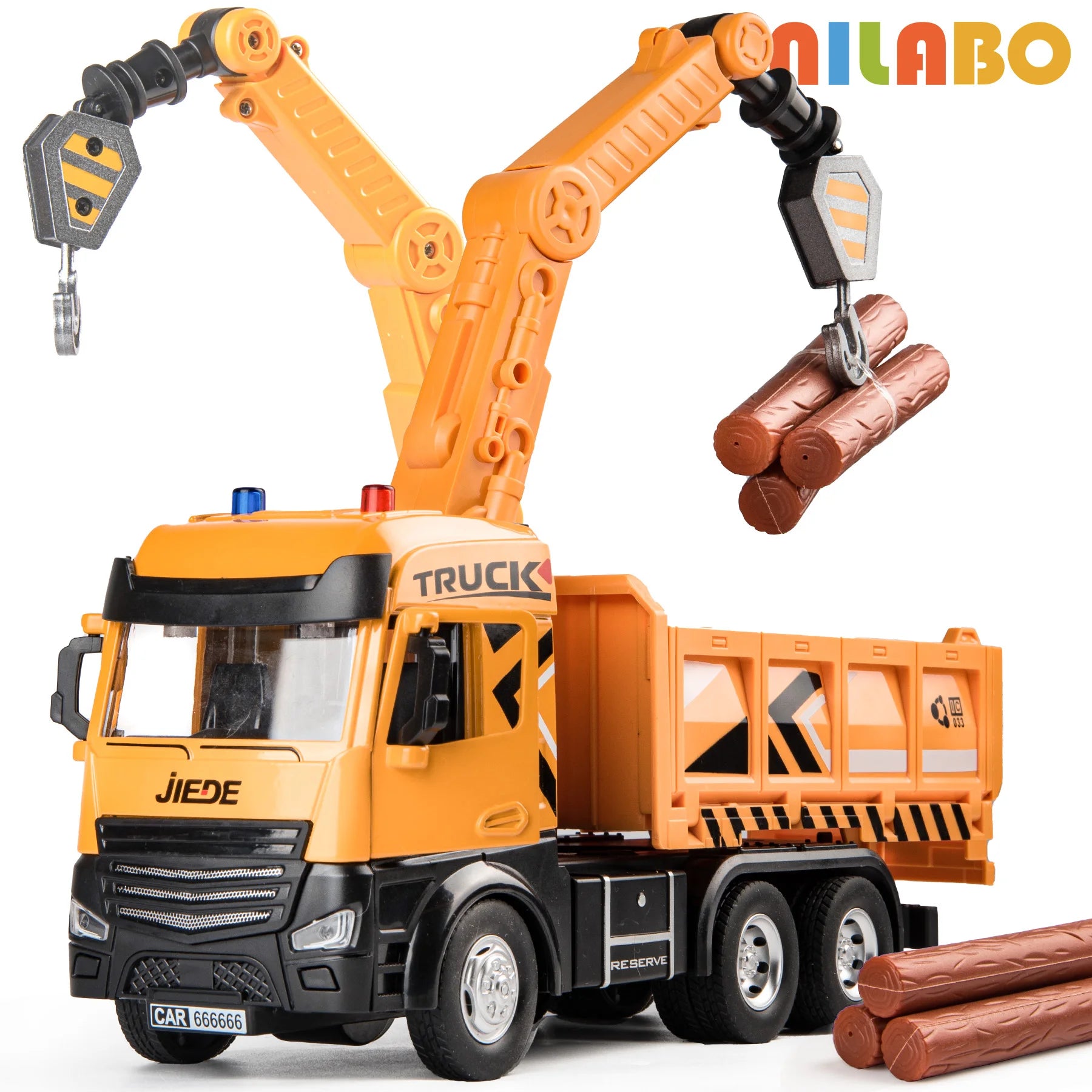 Xe Công Trình Hợp Kim Đồ Chơi Đèn Âm Thanh Cho Bé