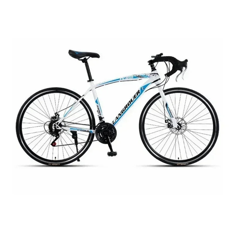 27/30 speed Bending Road Bike 700C Variable Speed ​​Adult Male Female Student Dual Disc Brake Bike Racing mountainbike