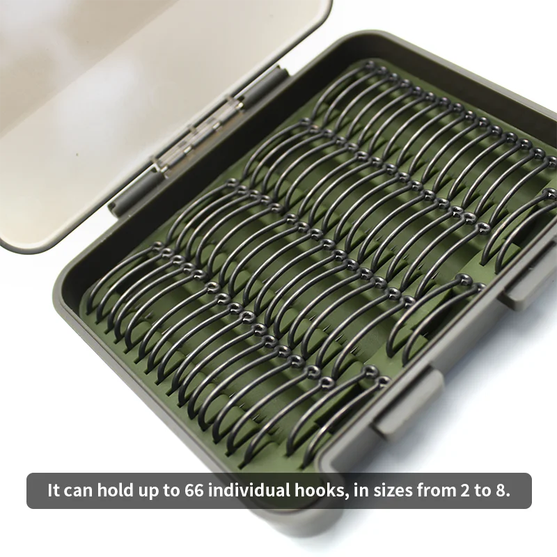 Carp Fishing Hook Storage Box for PTFE Coated Hooks Carp Fishing Accessories Tackle Box Equipment