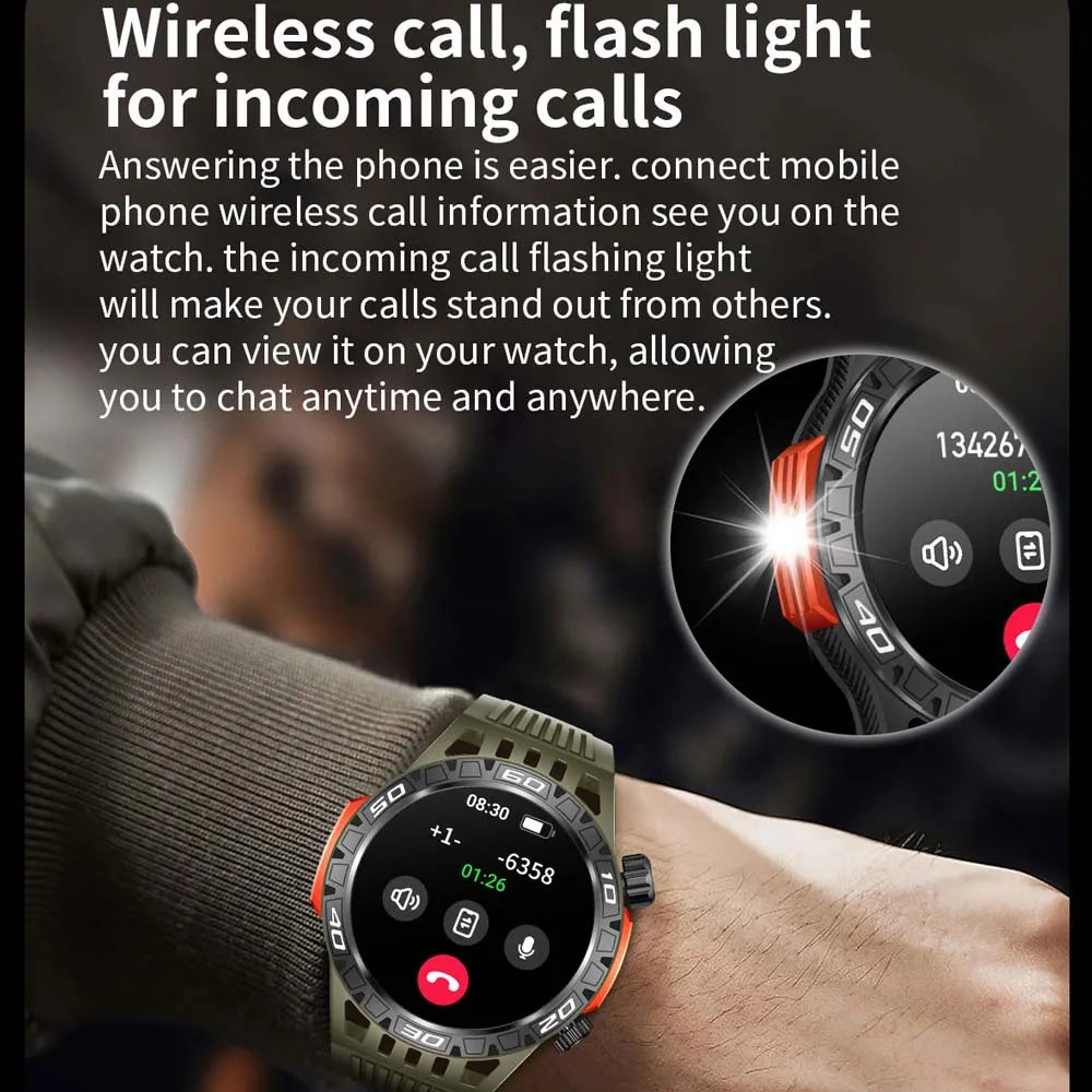 Đồng Hồ Thông Minh Nam LED, Định Vị, Chống Nước IP68