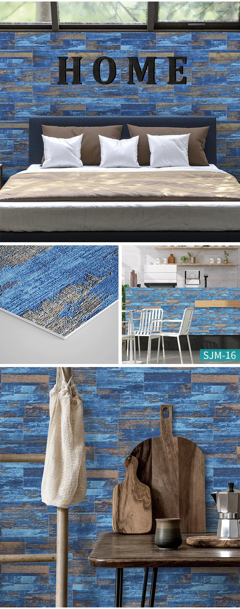 Waterproof Wall Panels - Removable Industrial Foam Decals, Moisture-Proof Matte PVC for Cafe Wall &amp; Commercial Space Decor