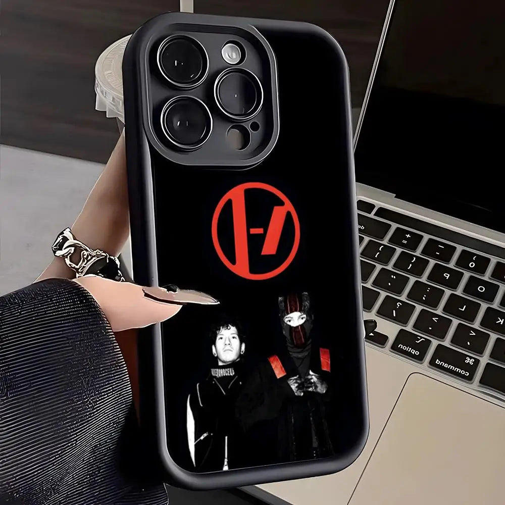 Ốp Lưng TPU êm Ái T-Twenty One Pilots cho iPhone 16 Pro Max