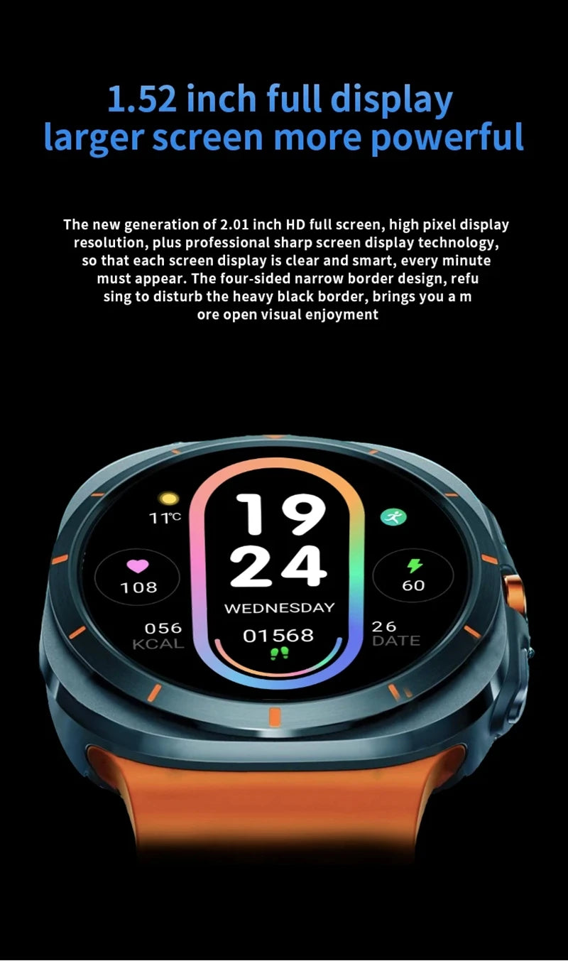 GT7 Ultra Smart Watch AMOLED HD Screen 2025