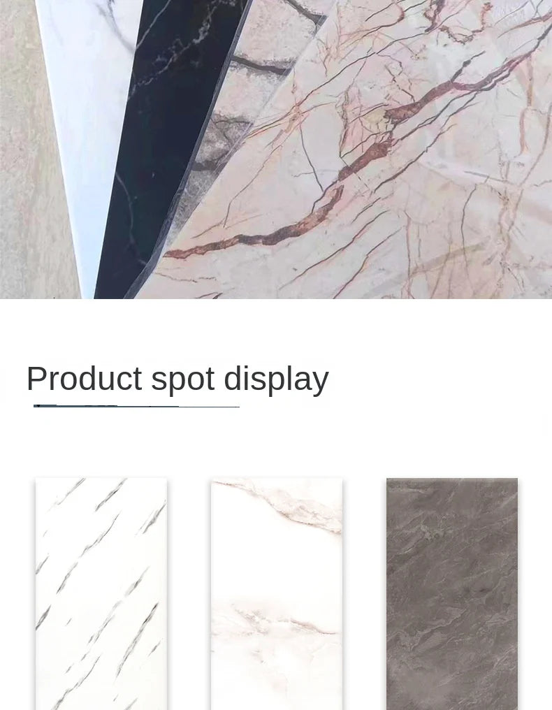 bathroom living room bedroom waterproof marbre self adhesive Imitation tegel wall stickers kitchen cabinets oil proof sticker