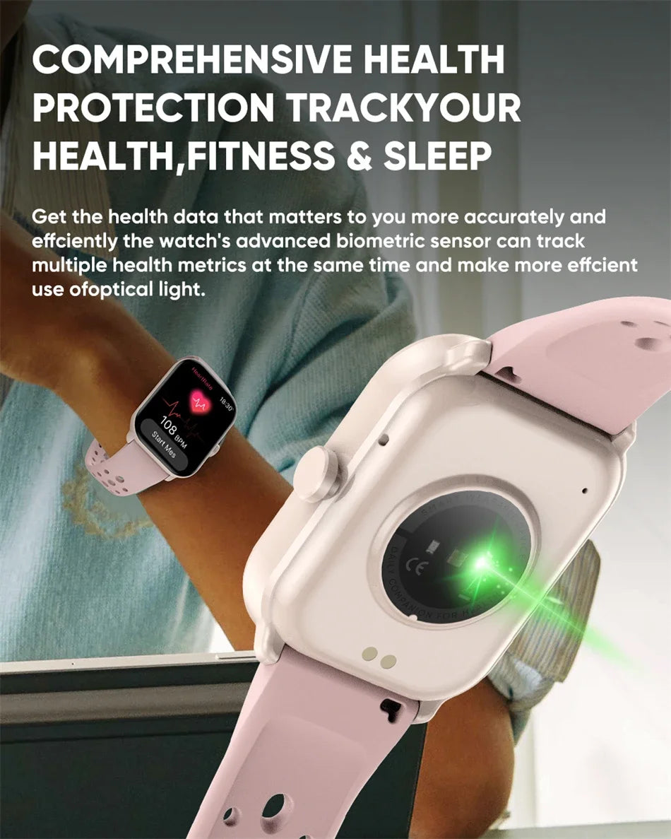 Đồng hồ thông minh 2025 AMOLED GPS cho IOS Huawei Xiaomi