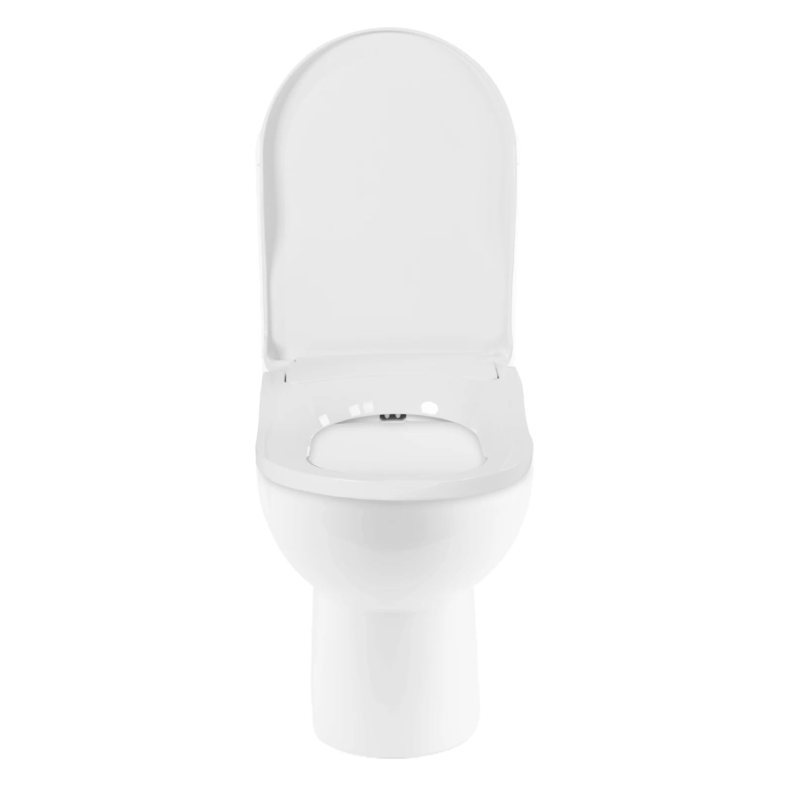 Non-Electric Bidet Toilet Seat White Dual Nozzle System - Bidet with Easy Installation Fits Elongated Toilets - Daisan Mart