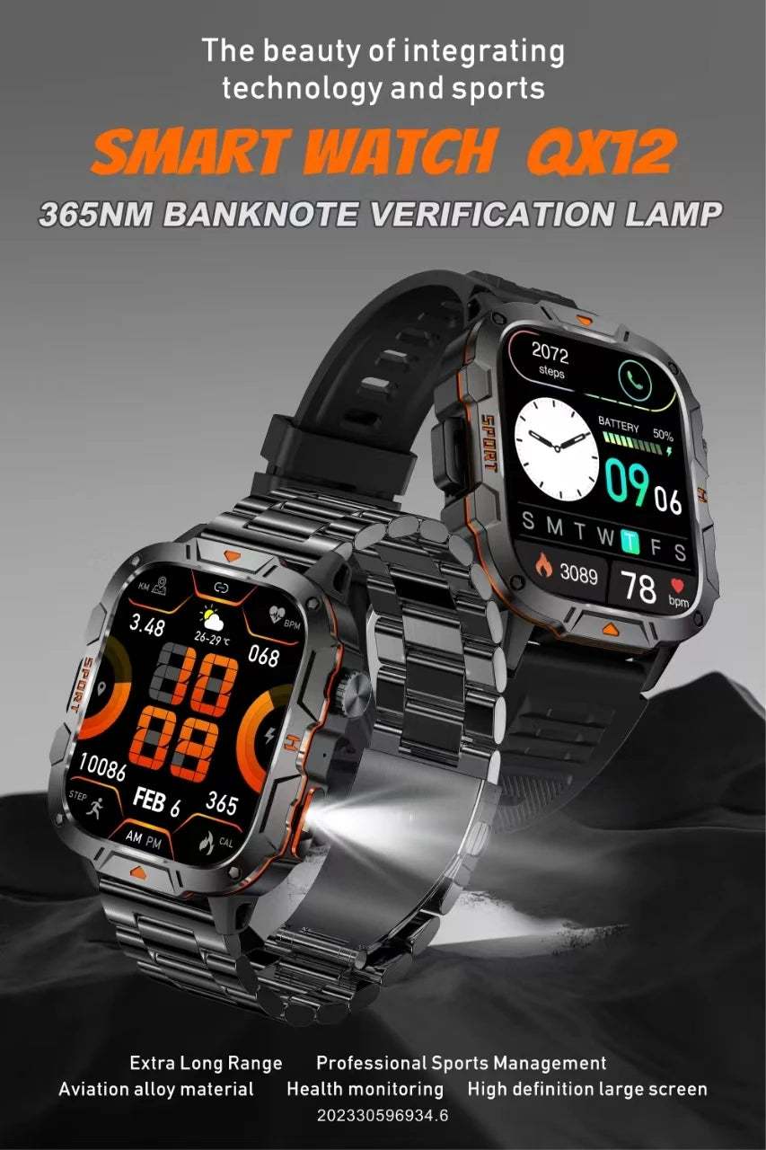 2025 Men's Watch - Waterproof LED Sports