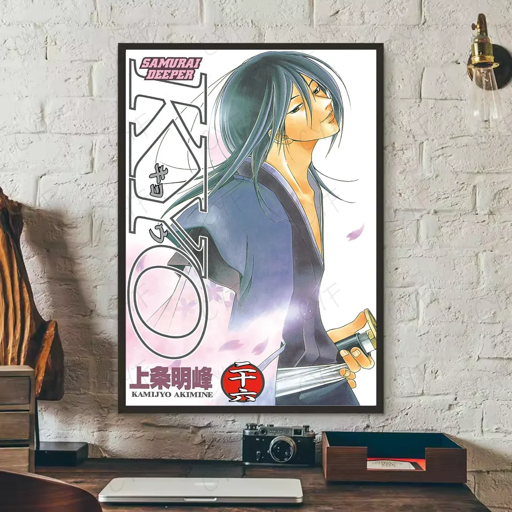 Samurai D-Deeper KYOS Comic Poster Wall Art Painting Sticker For Home Room Decoration Bedroom Decor Waterproof Posters