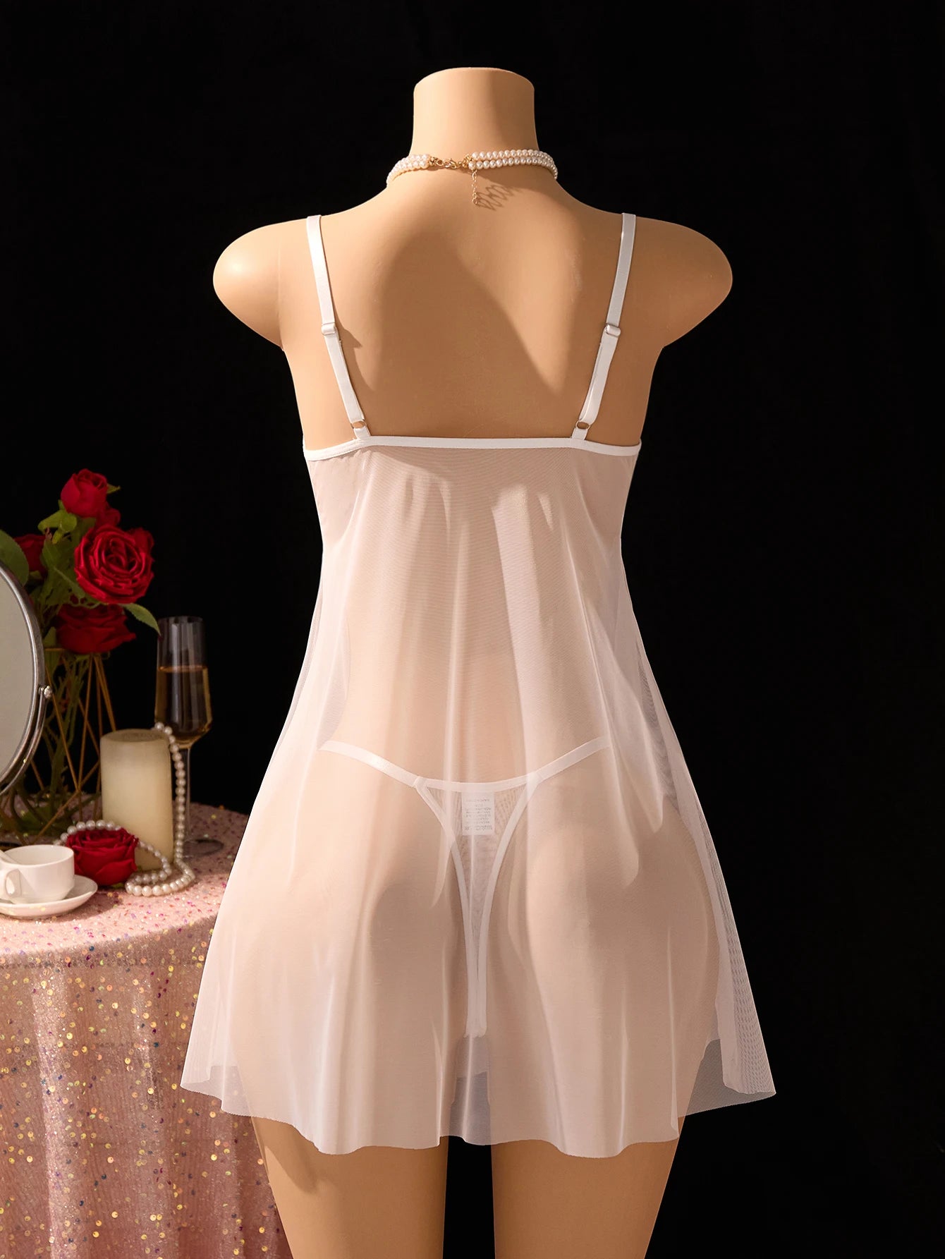 Sexy Night - Sexy Lingerie &amp; Nightgown Set ZA825096