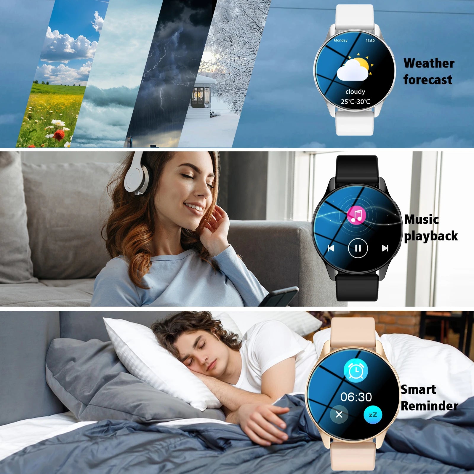 Smart Watch Wireless Calling, Multi-Sport, Personal