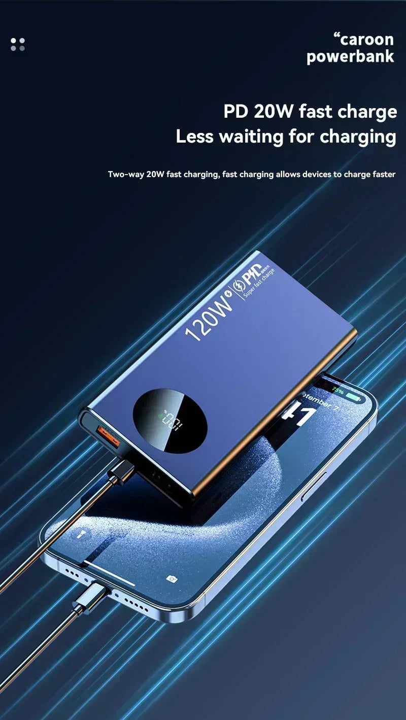 Super Power Bank 120W 50000mAh Fast &amp; Powerful