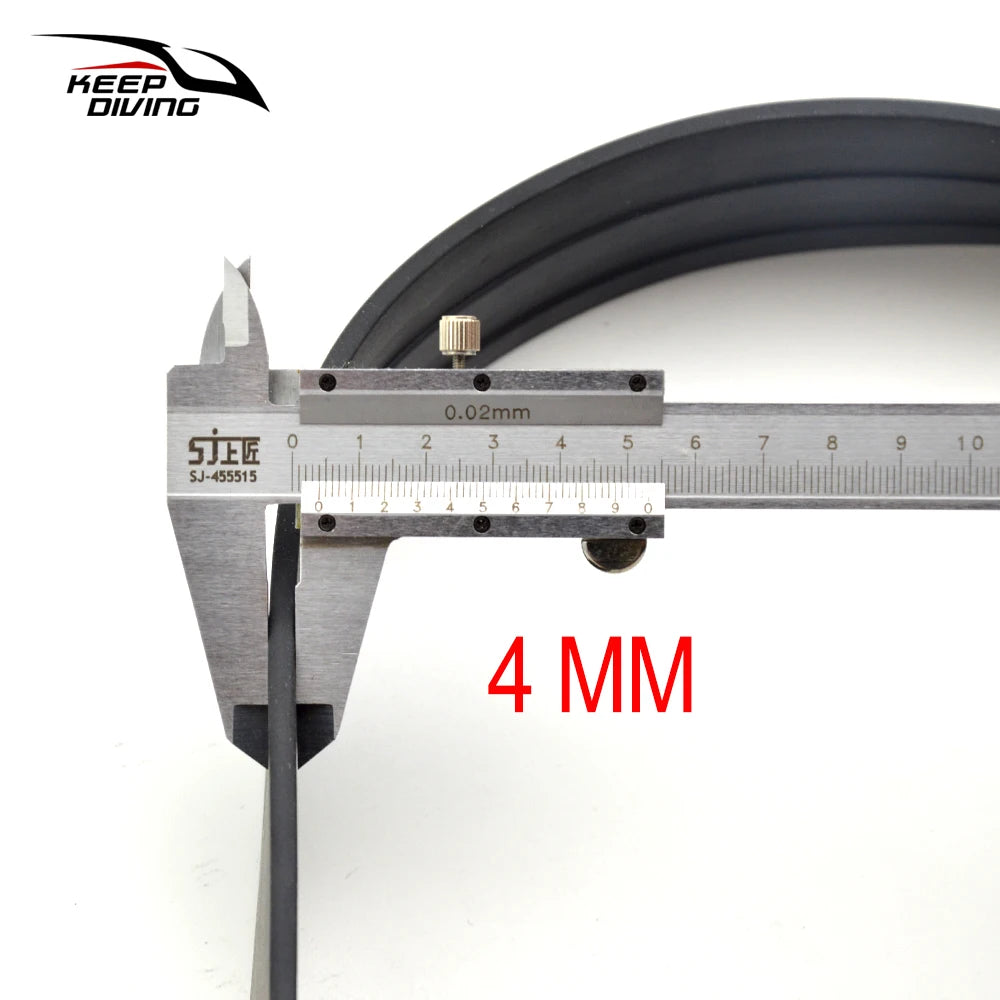 1.3M/1.5M/1.8M Freediving Diving Rubber Weight Belt With Stainless Steel RQuick Release Buckle BCD Accessories Diving Equipment