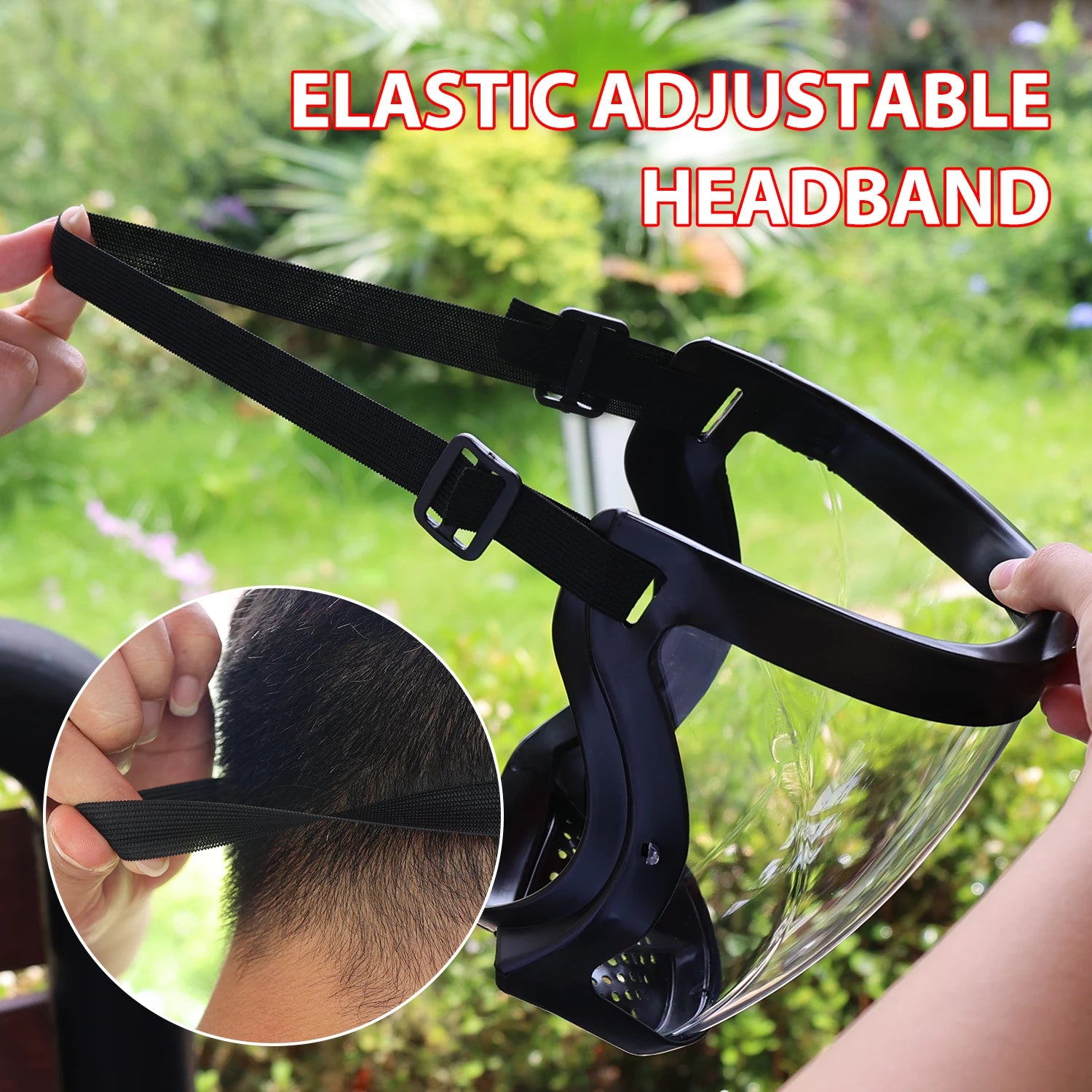 Full Face Dust &amp; Splash Proof Protective Goggles Mask