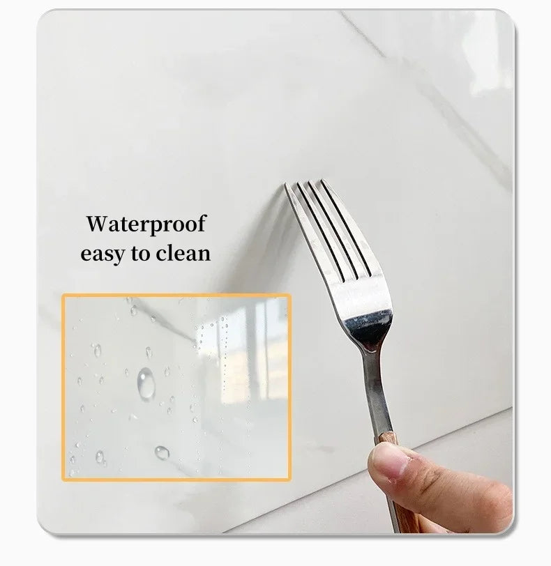 Peel and Stick Floor Tile Stickers Waterproof Vinyl Flooring Marble Vinyl Tiles for Kitchen Bedroom Laminate Flooring Bathroom