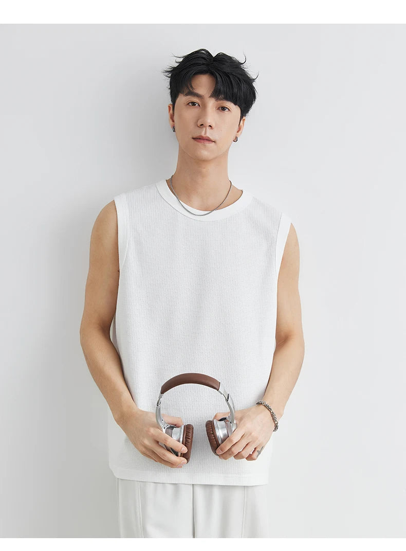 Áo Thun Nam Mùa Hè Thoáng Khí Tập Gym Không Tay