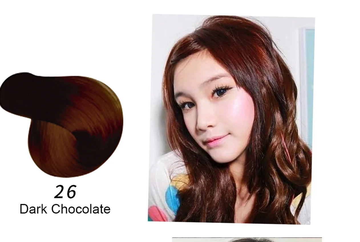 Dầu Gội Nhuộm Nâu Tự Nhiên Mokeru Bền Màu