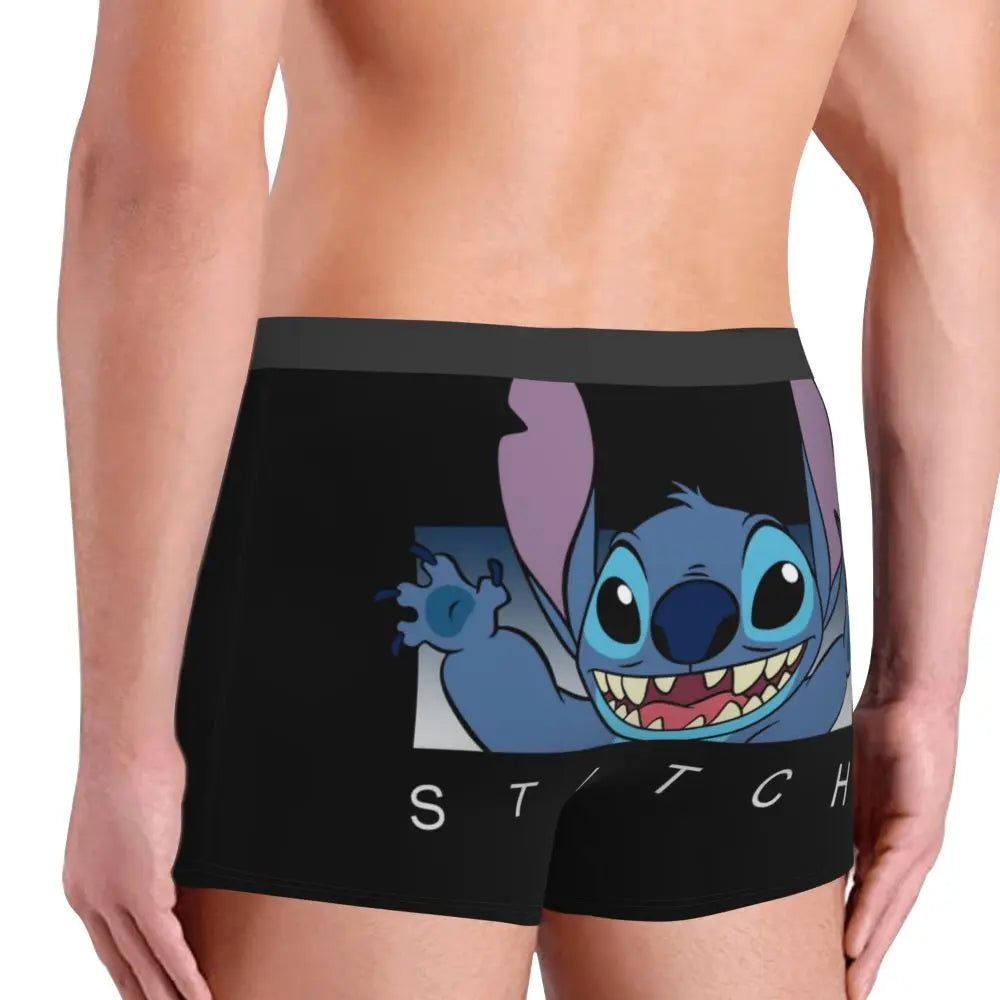 Quần Sịp Nam Lilo Stitch Thoải Mái Phong Cách Anime